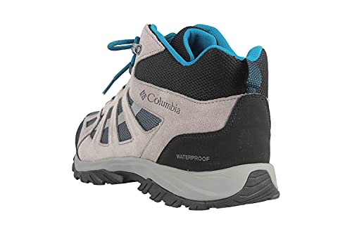 Columbia Redmond III Mid Waterproof, Zapatillas para Caminar Hombre, Negro Grafito, 42.5 EU