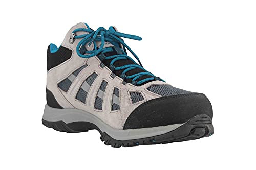 Columbia Redmond III Mid Waterproof, Zapatillas para Caminar Hombre, Negro Grafito, 42.5 EU