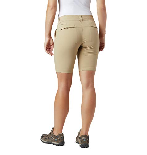 Columbia Saturday Trail Pantalones Cortos de Senderismo, Mujer, Marrón (British Tan), W4/L12