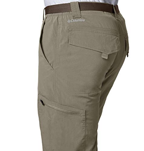 Columbia - Silver Ridge Cargo Pants Short, Color Marrã³n,Gris, Talla 32