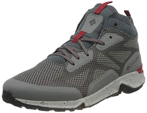 Columbia Vitesse Mid Outdry, Zapatillas para Caminar Hombre, Gris (Graphite/Rocket), 40 EU