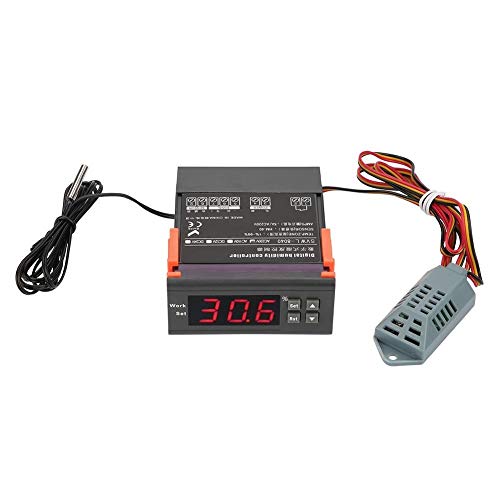 Controlador de humedad del aire Control digital 220V WH8040 Rango 1% -99% RH HM-40 ​​Tipo de sensor