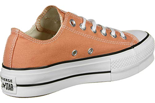 Converse Chuck Taylor All Stars, Zapatillas Mujer, Marfil (Desert Peach/White/Black 000), 41.5 EU