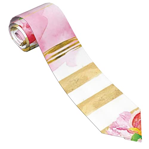 Corbata de seda de los hombres de la impresión del perfume de la manera Cravat Jacquard de lujo del patrón floral de la boda