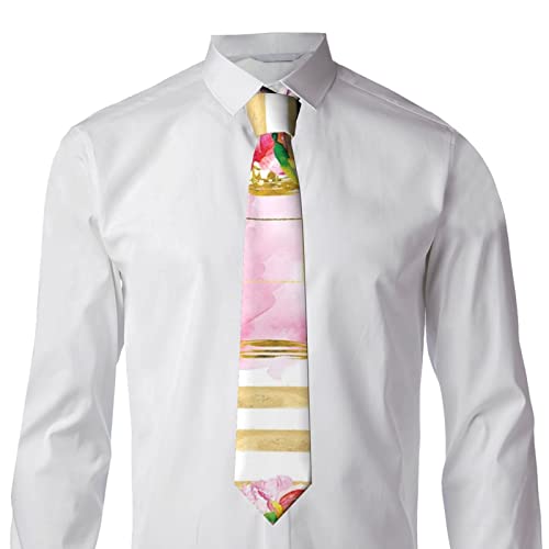 Corbata de seda de los hombres de la impresión del perfume de la manera Cravat Jacquard de lujo del patrón floral de la boda