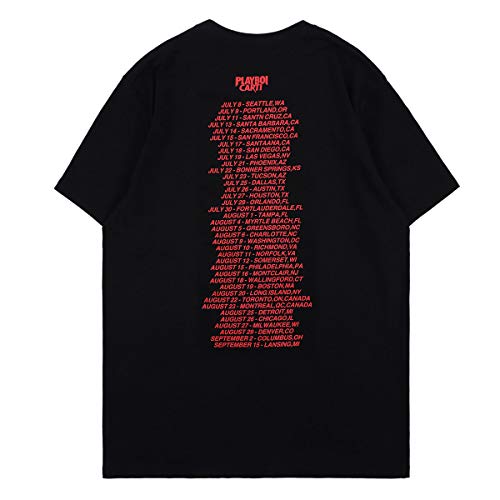 cpfm.xyz Playboi Carti Camiseta Hip Hop Rapper Manga Corta Algodón Cuello Redondo Camiseta