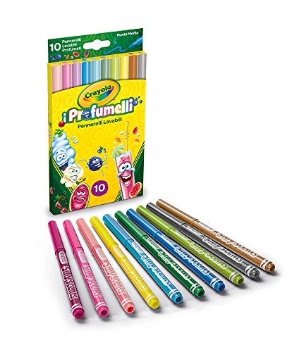 Crayola – I profumelli Set ahorro, para dibujo con colores perfumadas, para escuela y tiempo libre, 7455 , color/modelo surtido
