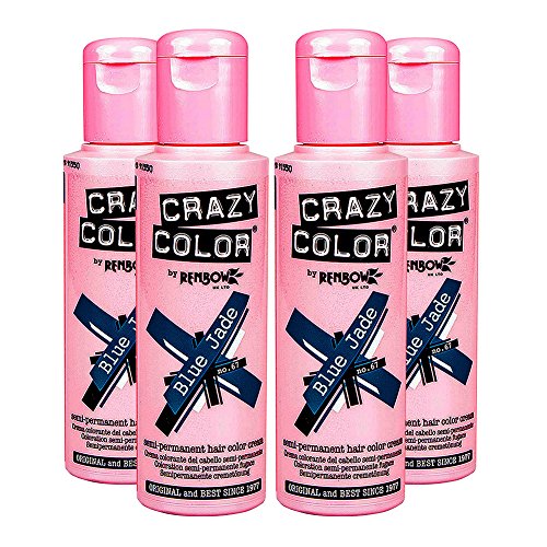 Crazy Color 4 x loco Color Azul Jade por Renbow por