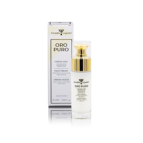 Crema Facial Para Pieles Maduras Efecto Lifting Inmediato - Con Oro Coloidal, Acido Hialuronico Antienvejecimiento, Betaína Y Agua De Rosa De Damasco 30Ml Made In Italy