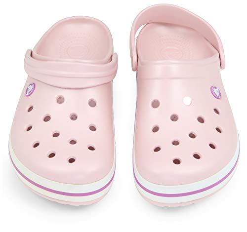 Crocs Crocband, Zuecos Unisex Adulto, Rosa (Pearl Pink/Wild Orchid), 42/43 EU