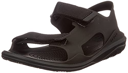 Crocs Swiftwater Expedition Mujer Relaxed Fit, Negro (Black/Black 060), 39/40 EU