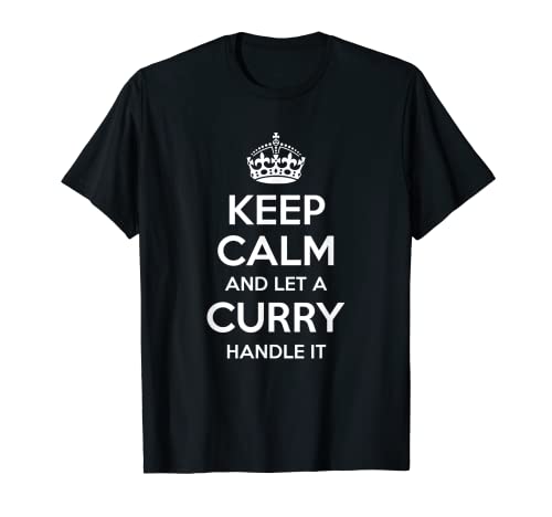 Curry Funny Apellido Árbol Familiar Idea de regalo de cumpleaños Reunión Camiseta
