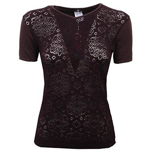 Custo C8618 (Without Label) Maglia Donna Barcelona Brown t-Shirt Woman [XS]