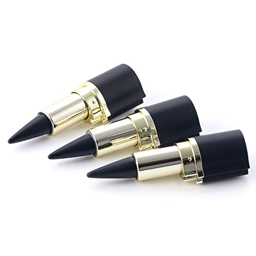 CVFR 2022 Ultra Black Gel Eyeliner For Women,Single Head Solid Eye Liner Paste,Matte Quick-Dry Eyeliner,Smudge Proof and Waterproof Eyeliner Pencil,Cream Eyeliner Tool (Black,1PCS)