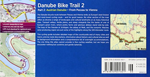 Danube Bike Trail 2: Austrian Danube: From Passau to Vienna. Maps Scale 1:50.000. Cycling Guide. Esterbauer.: Part 2: Austrian Danube - From Passau to Vienna, 1:50.000, 330 km