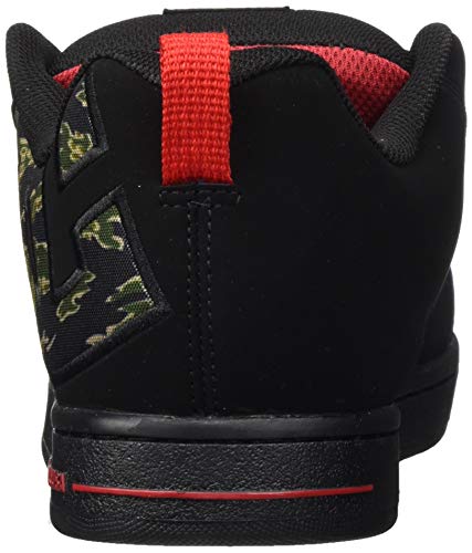 DC Shoes Court Graffik Se, Zapatillas de Skateboard Hombre, Negro (Camo CMO), 55 EU