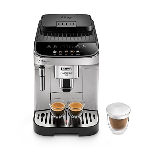 De'Longhi Perfetto Magnifica Evo, Cafetera superatomática para Café y Cappuccino, ECAM292.33.SB, Plata