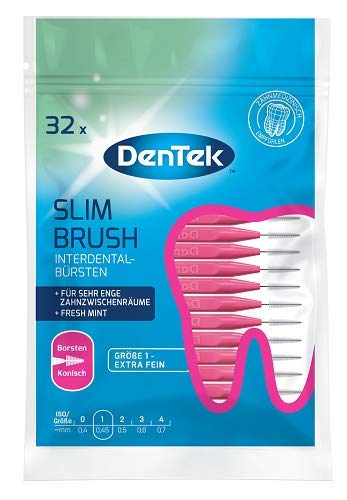 Dentek Slim Brush extra Fine, 32 unidades