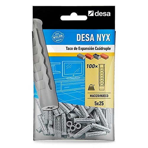 Desa QD301503 QD301503-Blister nyx 5x25-20uds, Gris