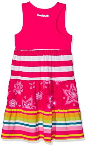 Desigual Vest_Kampala Vestido, Rojo (Azalea 3135), 4 años (Talla del Fabricante: 3/4) para Niños