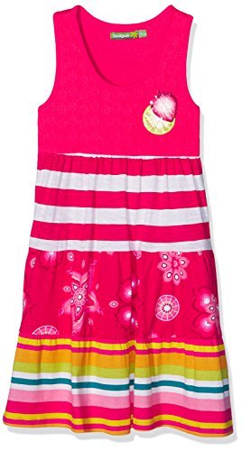 Desigual Vest_Kampala Vestido, Rojo (Azalea 3135), 4 años (Talla del Fabricante: 3/4) para Niños