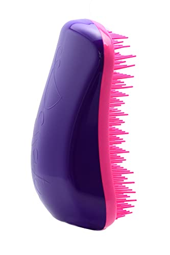 Dessata 0605ORIG - Cepillo para cabello, sin tirones, sin roturas, rápido y fácil, color morado y fucsia