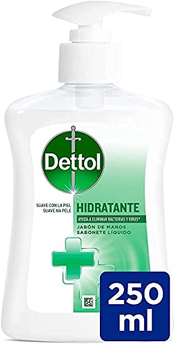 Dettol Jabón de Manos Higienizante Hidratante con Aloe Vera – 250 ml