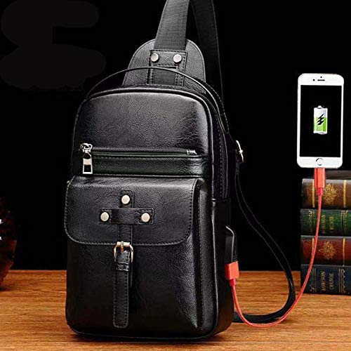 DFV mobile - Mochila Bolso Bandolera para Gigabyte O2 XDA Denim - Negra