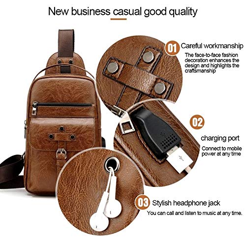 DFV mobile - Mochila Bolso Bandolera para HTC 10 JP (HTC Perfume) (2016) - Negra