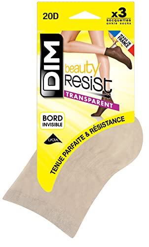 Dim Beauty Resist Calcetines, 20 DEN, Beige (Capri 2m4), Talla única (Talla del Fabricante: 35/41) (Pack de 6) para Mujer