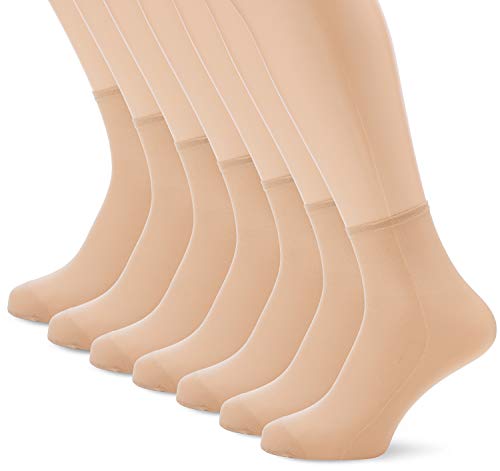 Dim Beauty Resist Calcetines, 20 DEN, Beige (Capri 2m4), Talla única (Talla del Fabricante: 35/41) (Pack de 6) para Mujer