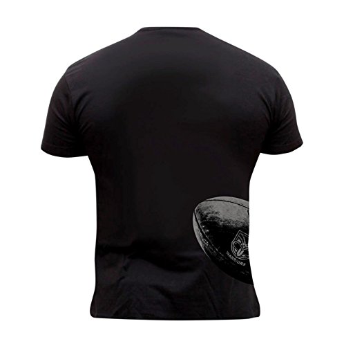 Dirty Ray Rugby New Zealand All Black Camiseta Hombre KRB3 (L)