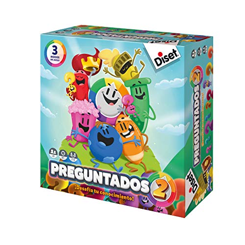 Diset - Preguntados 2, Juego de mesa familiar a partir de 8 años