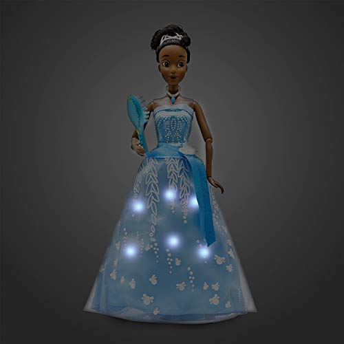 Disney Muñeca Tiana Premium con vestido iluminado – La princesa y la rana 11 pulgadas