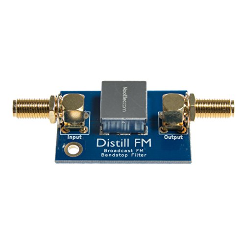 Distill:FM Barebones - Broadcast FM Bandstop Filter (FM Notch Filter) para Aplicaciones de Radio Definidas por Software (SDR)