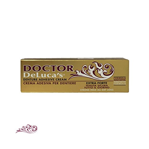 DOCTOR DELUCA'S Crema súper adhesiva para prótesis dentales 40 gr.