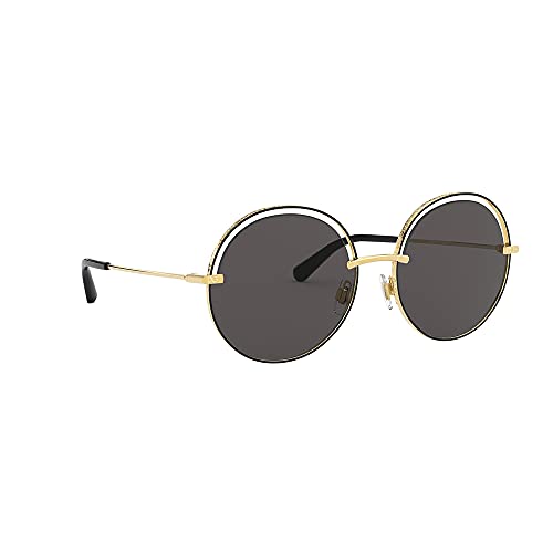 Dolce & Gabbana Gafas de sol DG2262 133487 Gafas de sol Mujer color Gris oro tamaño de lente 58 mm