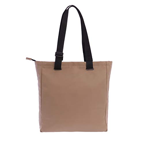 DON ALGODON Zoe, Bolso Mujer Shopper, Beis, 32 x 10 x 35 cm