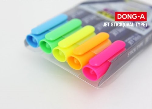 Donga Inkjet Safe Jet Stick Rotuladores fluorescentes de gel sólido