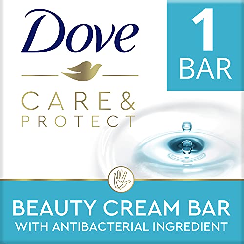 Dove Care & Protect Jabón de manos Protege la piel de la sequedad con efecto antibacteriano 100 g