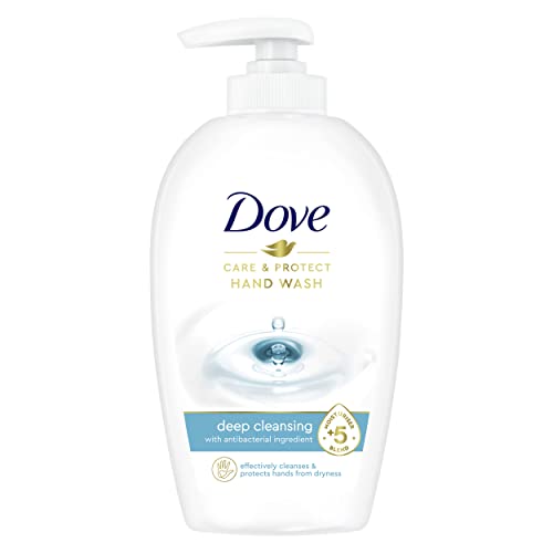 Dove  Jabón Líquido de Manos  Cuida y Protege con Dosificador  250ml