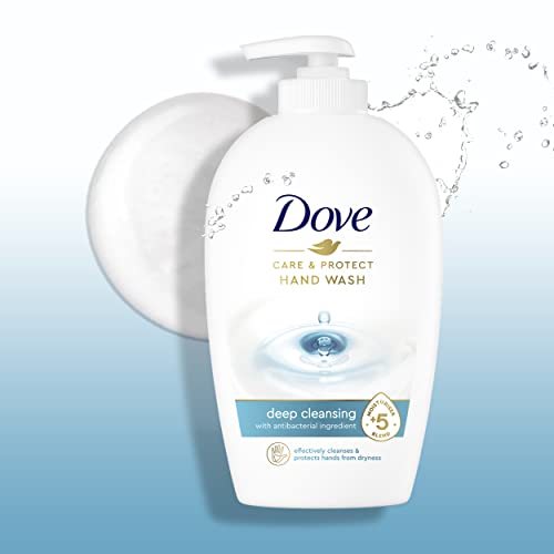 Dove  Jabón Líquido de Manos  Cuida y Protege con Dosificador  250ml