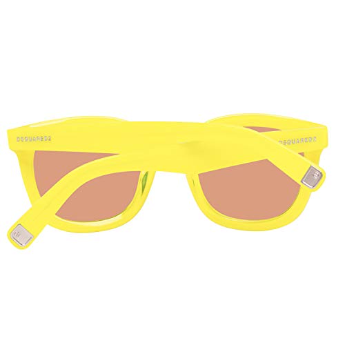 DSQUARED2 Sunglasses Dq0198 41G 49 Gafas de Sol, Amarillo (Gelb), Unisex Adulto
