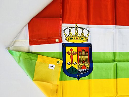 Durabol Bandera de La Rioja Comunidades autónomas de España 60 * 90 cm Satin 2 Anillas metálicas fijadas en el Dobladillo