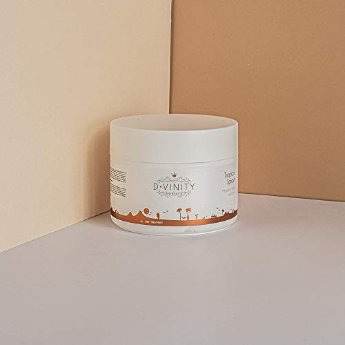 D.VINITY Tropical Splash – Mascarilla Protección Solar, Mascarilla para Cabellos Secos, Nutre y Repara, Rico en Vitamina C, Filtro UV, Elimina Restos Cloro, Protector Solar (250 ml)