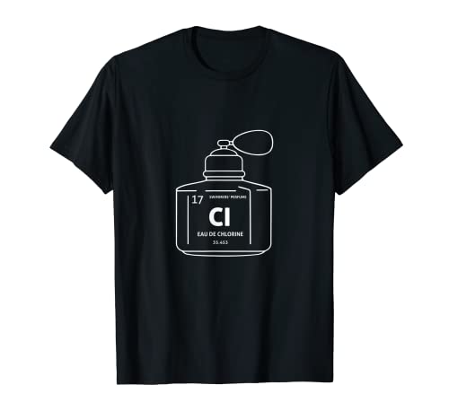 Eau De Chlorine, Eau De Chlorine, Perfume De Nadador, Divertido Kanji Gag Antics Broma Camiseta