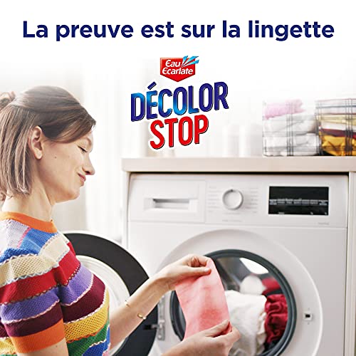 Eau Ecarlate Décolor Stop Action Complète - 28 Lingettes - Taille XXL