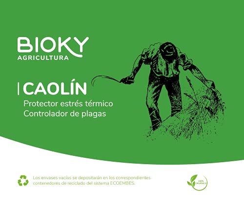 ECO Tierra de Diatomeas Caolín Agrícola | Arcilla Blanca - Fotoprotector Solar 100% Natural - Protector contras Las Plagas (20kg)