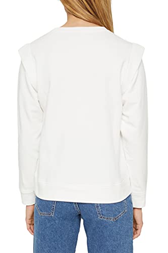 edc by Esprit 091CC1J301 Sudadera, 110/blanco Roto, M para Mujer