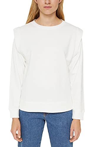 edc by Esprit 091CC1J301 Sudadera, 110/blanco Roto, M para Mujer